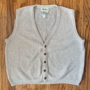 Vintage EDDIE BAUER Knit Vest | Size S